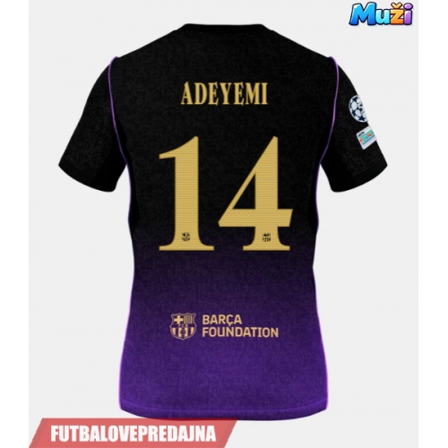 Lacne Muži Futbalové dres Barcelona Karim Adeyemi #14 2026-27 Krátky Rukáv - Preč
